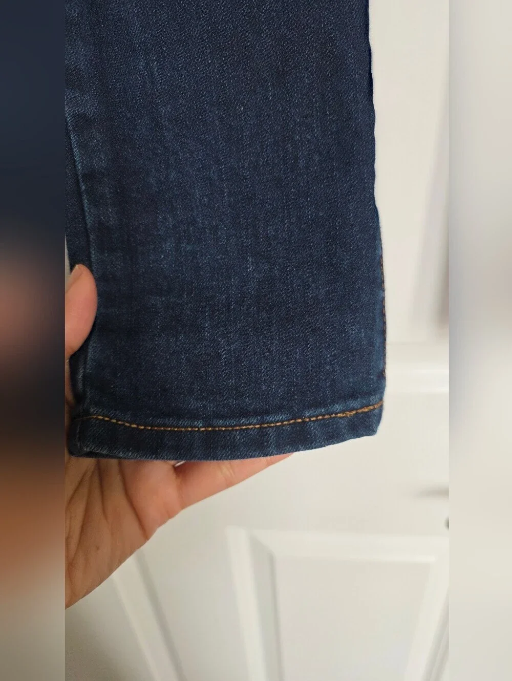 The Children's Place Girls Dark Wash Skinny Jeans Size 6X/7 Stretch Denim